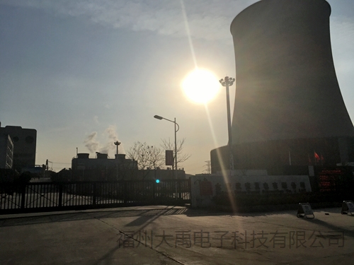 大禹电子工程师在河北热电厂处理超声波污泥界面仪故障