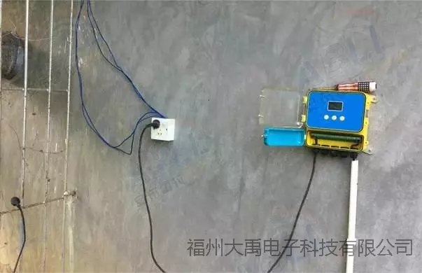 惠州泰安养殖场使用大禹超声波明渠流量计