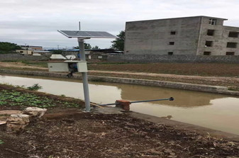 无法供电场合的渠道流量测量使用无线超声波明渠流量计