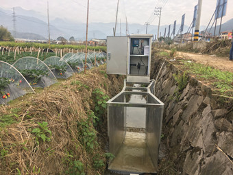 大禹电子明渠流量计于农田灌溉水计量