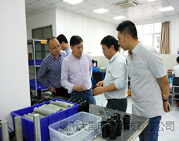 ABB企业技术人员来大禹验厂，观摩超声行业新动态