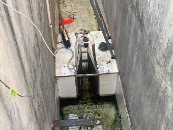 大禹超声波明渠流量计在广东某污水处理厂测量出水口的流量