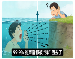 大禹电子:水下声音为何难以传入空气？声阻抗差异的奥秘